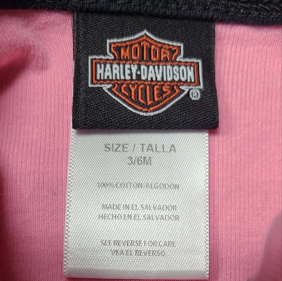 Harley Davidson onesie EUC - Picture 2 of 2